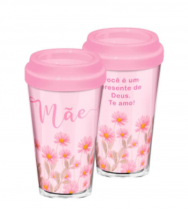 COPO CAFÉ 550ML MÃE PRESENTE DE DEUS