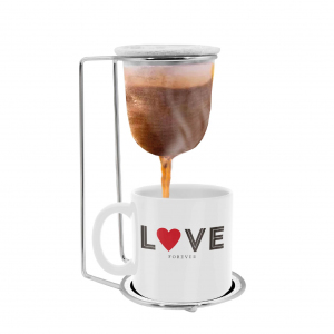 KIT CAFÉ PORCELANA 100ML LOVE FOREVER