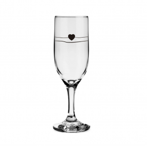 TAÇA CHAMPAGNE 180ML BLACK