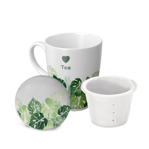 CANECA INFUSOR 300ML FOLHAS