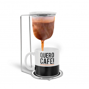KIT CAFÉ PORCELANA 100ML  QUERO CAFÉ