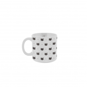 CANECA 100ML BRANCA CATS