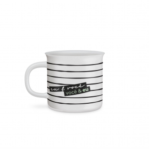 CANECA FUN 200ML VOCÊ E EU/ EU E VOCÊ