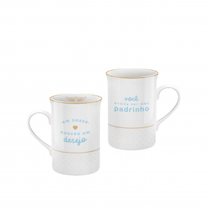 CANECA PORCELANA 240ML PADRINHO