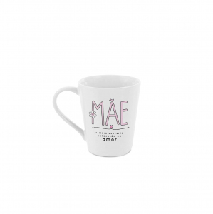 CANECA TRENDY 120ML BRANCA MÃE EXPRES. DO AMOR