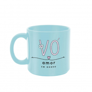 CANECA 330ML TIFFANY VÓ, AMOR EM DOBRO