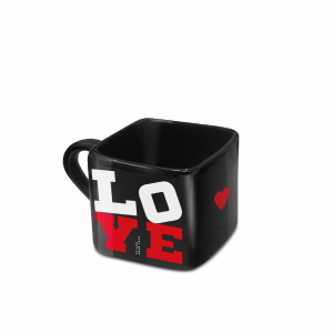 CANECA QUADRADA BLACK LOVE