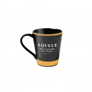 CANECA TRENDY 120ML PRETA AQUELE QUE TE GUARDA