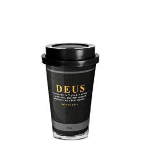 COPO CAFÉ 550ML DEUS É O NOSSO REFUGIO MASC.