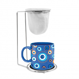KIT CAFÉ PORCELANA 100ML OLHO GREGO