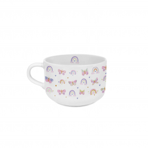 CANECA CONSUME BRANCA BORBOLETAS
