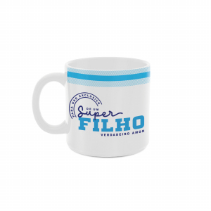 CANECA 330ML BRANCA SUPER FILHO