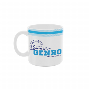 CANECA 330ML BRANCA SUPER GENRO