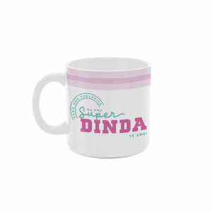 CANECA 330ML BRANCA SUPER DINDA