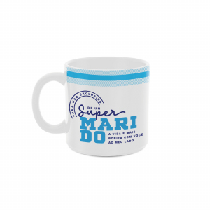 CANECA 330ML BRANCA SUPER MARIDO