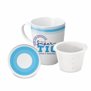 CANECA INFUSOR 300ML SUPER TIO