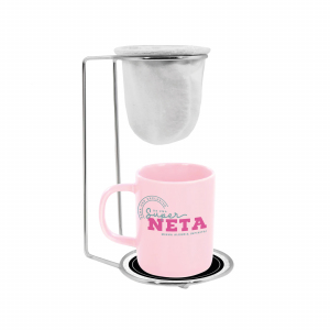 KIT CAFÉ PORCELANA 140ML BRANCA SUPER NETA