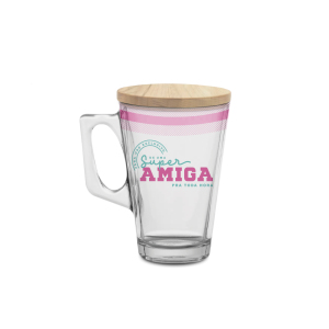 CANECA VANCOUVER 250ML C/TAMPA SUPER AMIGA