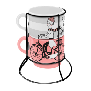 KIT XICARA EMPILHAVEL 150ML - CAFÉ MASI LONGE