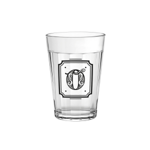 COPO AMERICANO 190ML MONOGRAMA O BLACK