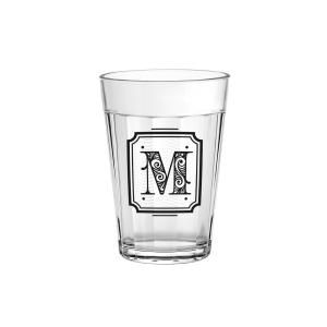 COPO AMERICANO 190ML MONOGRAMA M BLACK