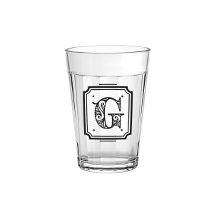 COPO AMERICANO 190ML MONOGRAMA G BLACK