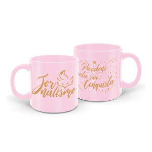 CANECA 330ML ROSA JORNALISMO