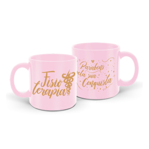 CANECA 330ML ROSA FISIOTERAPIA