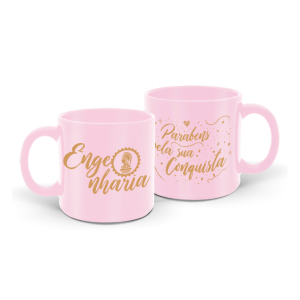 CANECA 330ML ROSA ENGENHARIA