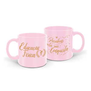 CANECA 330ML ROSA ED. FISICA
