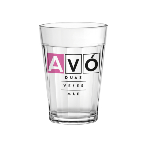 COPO AMERICANO 190ML AVÓ DUAS VEZES MÃE