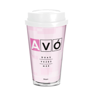 COPO CAFÉ 550ML  AVÓ DUAS VEZES MÃE