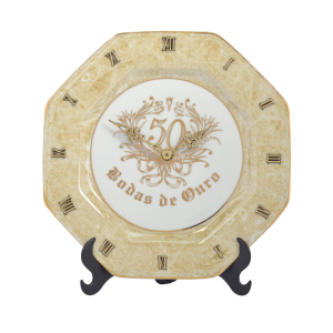 RELOGIO GRANDE OITAVADO BODAS DE OURO