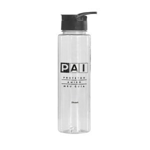 GARRAFA CRYSTAL 600ML PAI PROTETOR