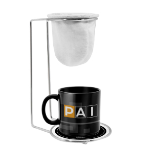 KIT CAFÉ PORCELANA 100ML PAI PROTETOR