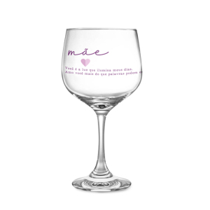 TAÇA DE GIN VIDRO MÃE 685ML 