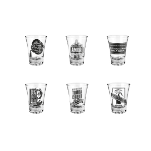 KIT COPO MARTELINHO 60ML SÁTIRAS C/12 PEÇAS